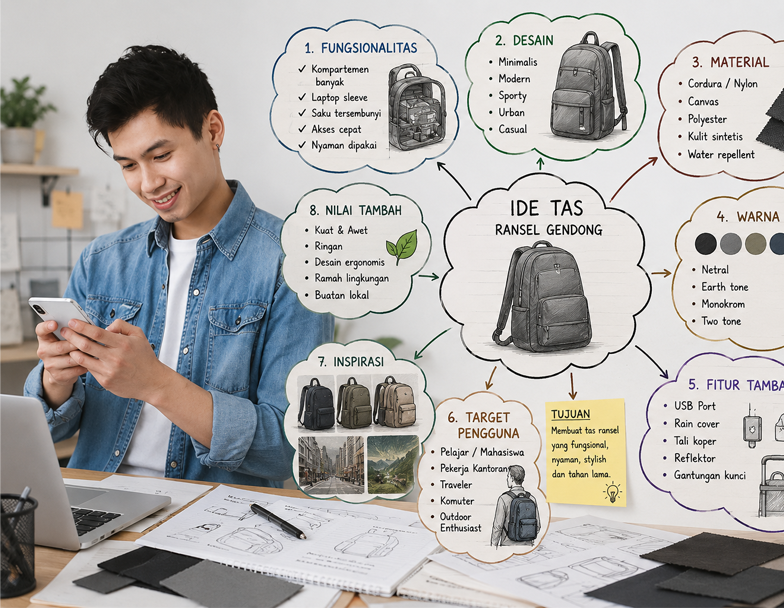ide buat tas di konveksi tas bandung