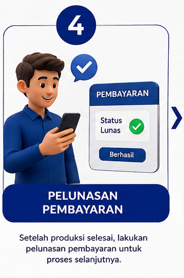 pelunasan pembayaran tas hck