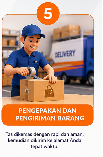 pengepakan dan pengiriman barang