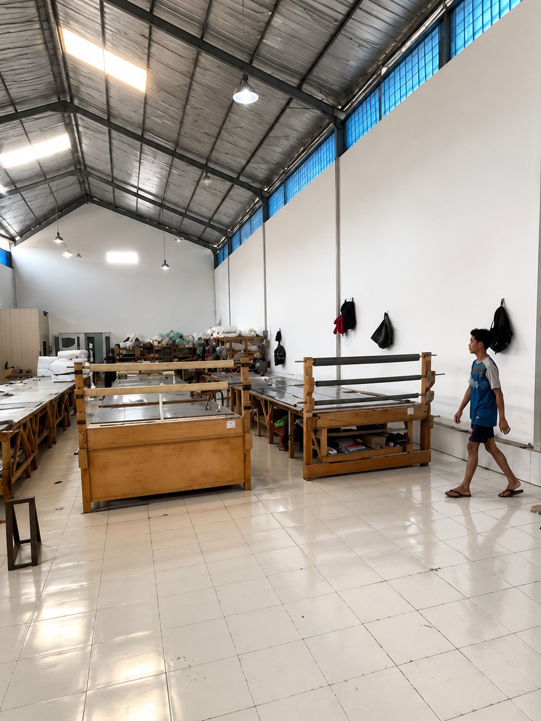 area cutting konveksi tas bandung hck