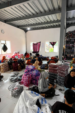 Berbagai model tas multifungsi berkualitas tinggi dari konveksi tas HCK