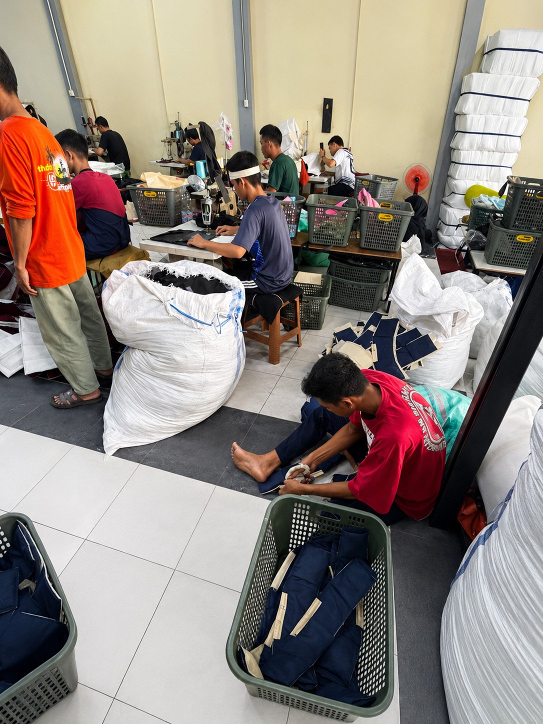 ruang bordir dan bartex konveksi tas hck