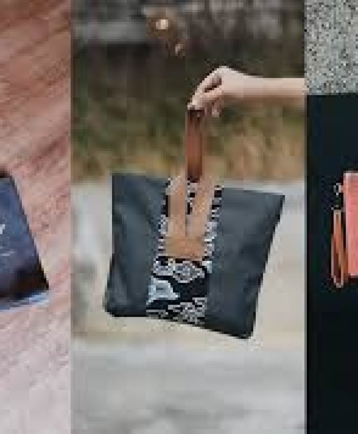 Tote bag minimalis dengan saku bagian dalam yang rapi untuk barang bawaan harian
